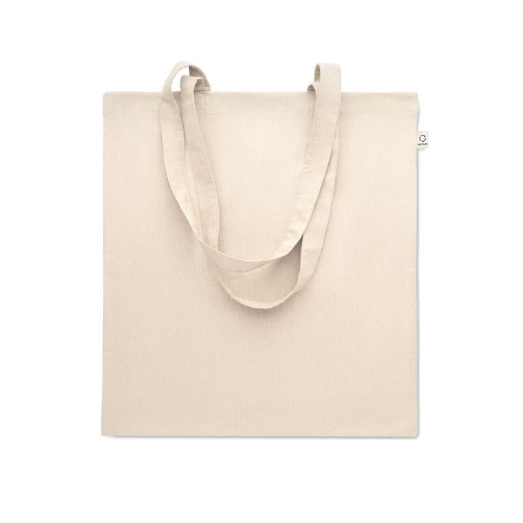 Sacosă din bumbac reciclat VIVEKA Bej
