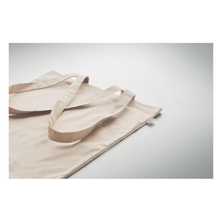 Sacosă din bumbac reciclat VIVEKA Bej