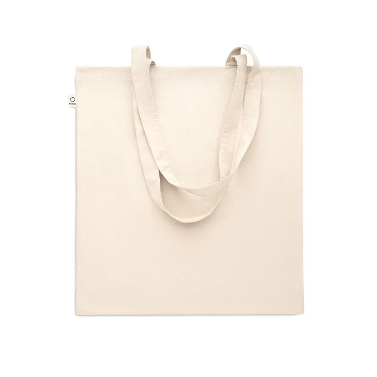 Sacosă din bumbac reciclat VIVEKA Bej