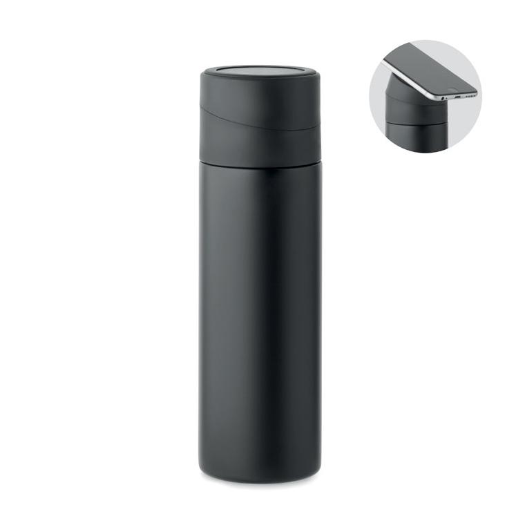 Sticlă cu perete dublu 420 ml PHOTTLE Negru