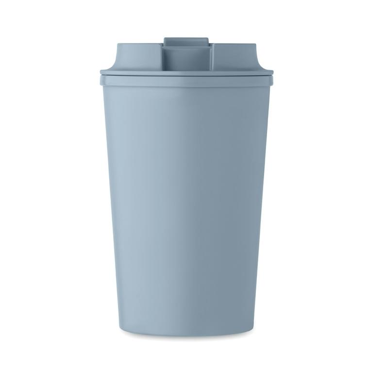 Pahar PLA perete dublu 350 ml BEIBAKU Petrol