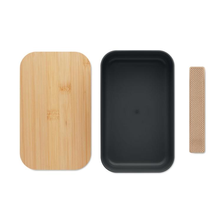 Cutie de prânz 1000 ml PLA BEIBABOX Negru