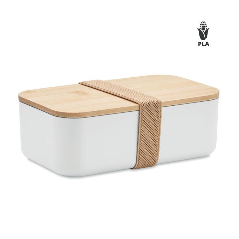 Cutie de prânz 1000 ml PLA BEIBABOX Alb