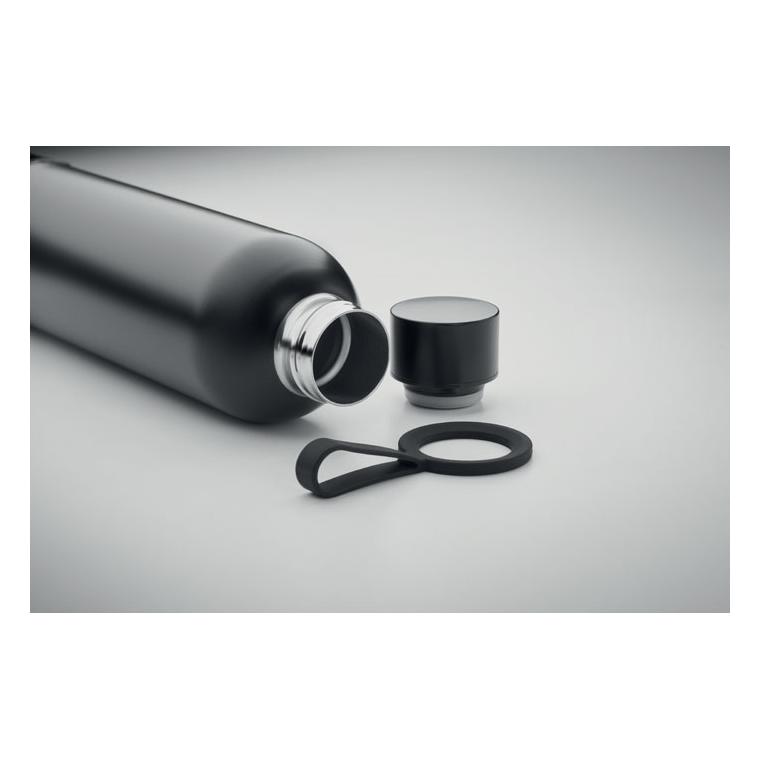 Sticlă cu perete dublu 500ml MUSEY Negru