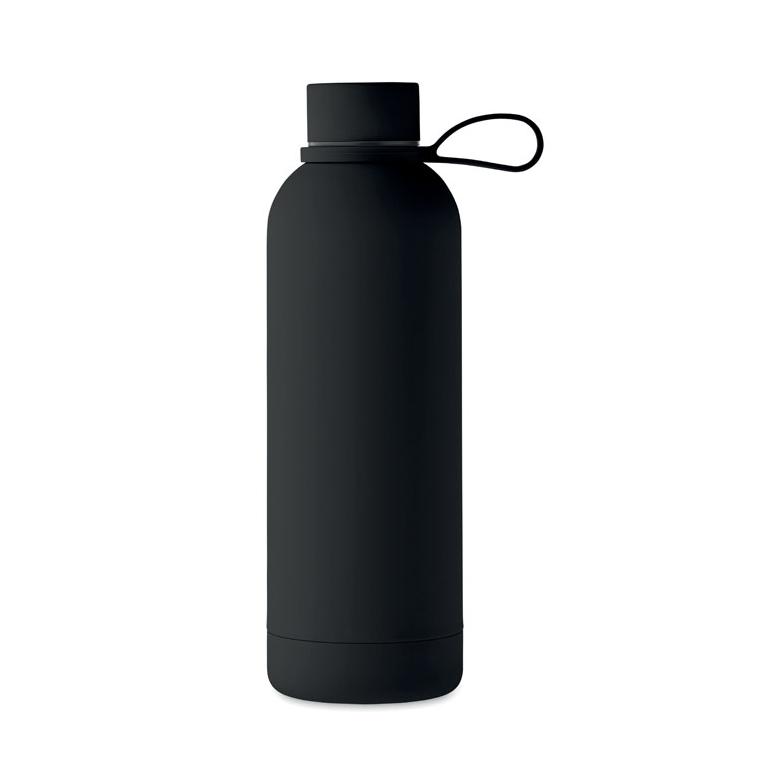 Sticlă cu perete dublu 500 ml EMERALD Negru
