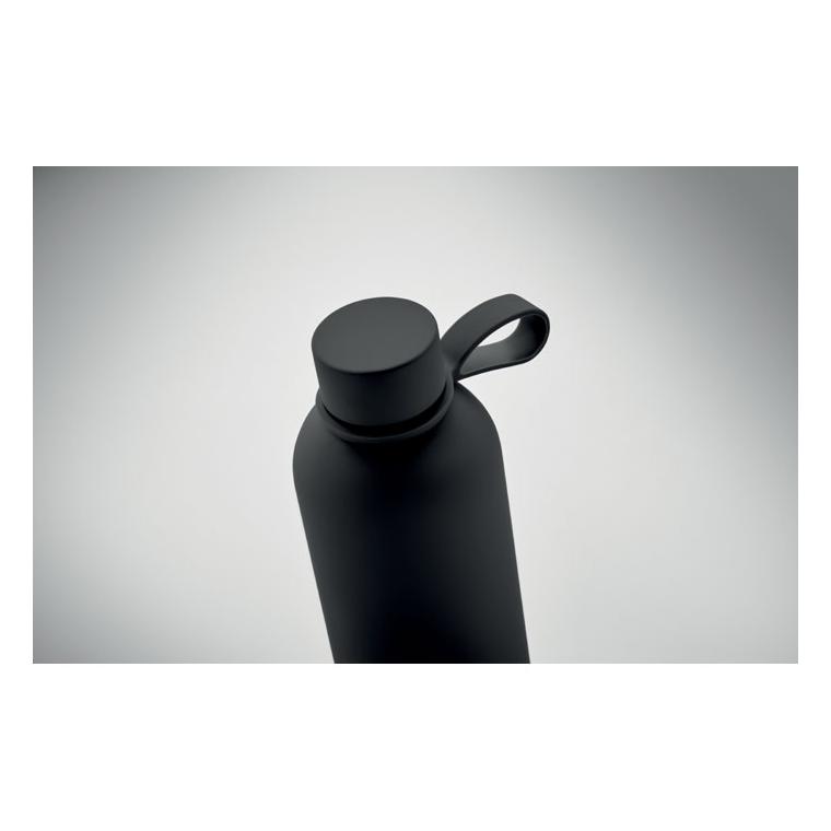 Sticlă cu perete dublu 500 ml EMERALD Negru