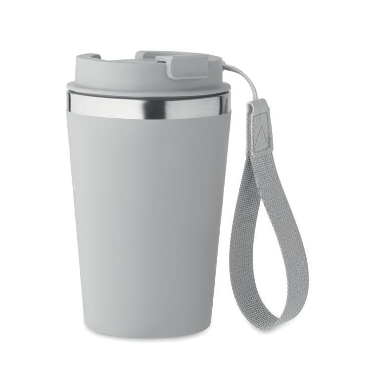 Pahar cu perete dublu 350 ml TOPAZ Gri