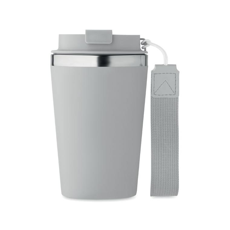 Pahar cu perete dublu 350 ml TOPAZ Gri