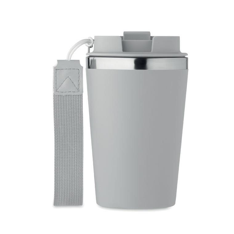 Pahar cu perete dublu 350 ml TOPAZ Gri