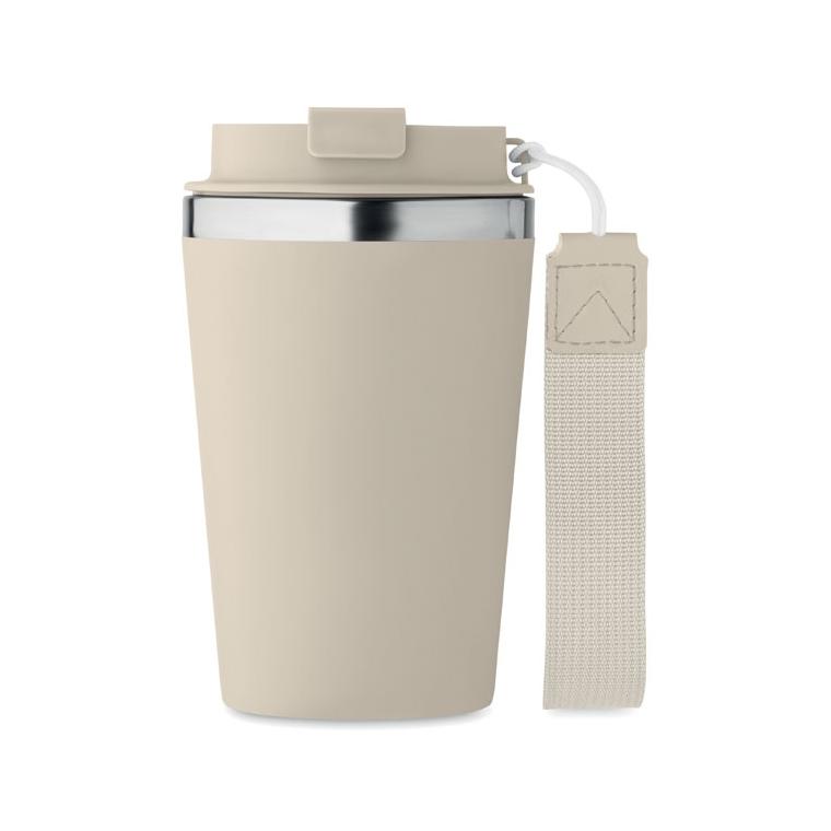 Pahar cu perete dublu 350 ml TOPAZ Bej