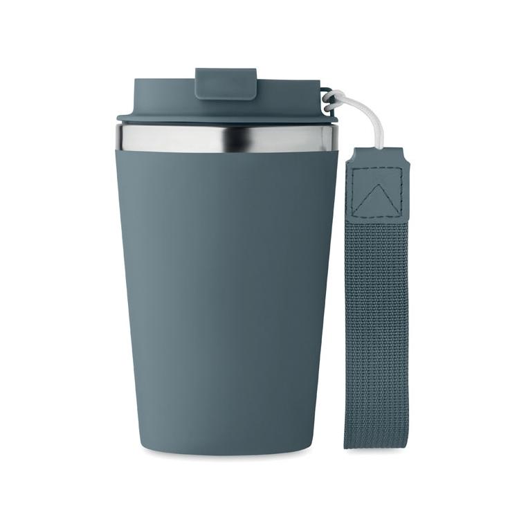 Pahar cu perete dublu 350 ml TOPAZ Petrol