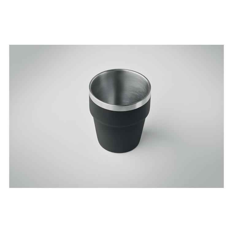 Pahar cu perete dublu 250 ml ACERITO Negru
