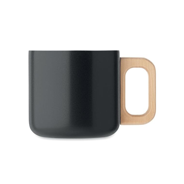 Cană cu perete dublu 350 ml ACERO Negru