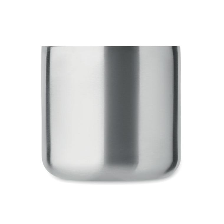 Cană cu perete dublu 350 ml ACERO Argintiu mat