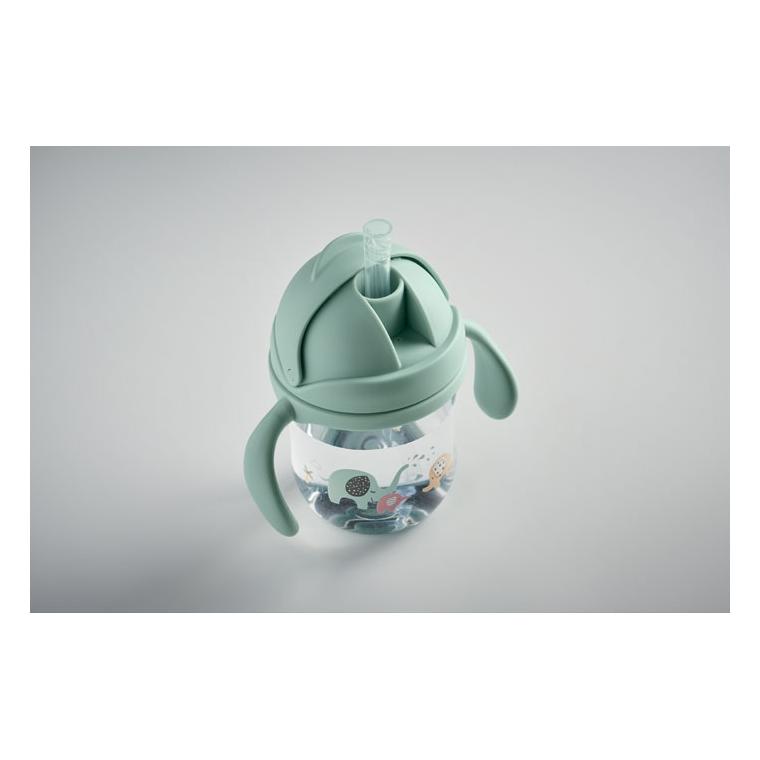 Pahar copii din Tritan 250 ml SED Verde mentă