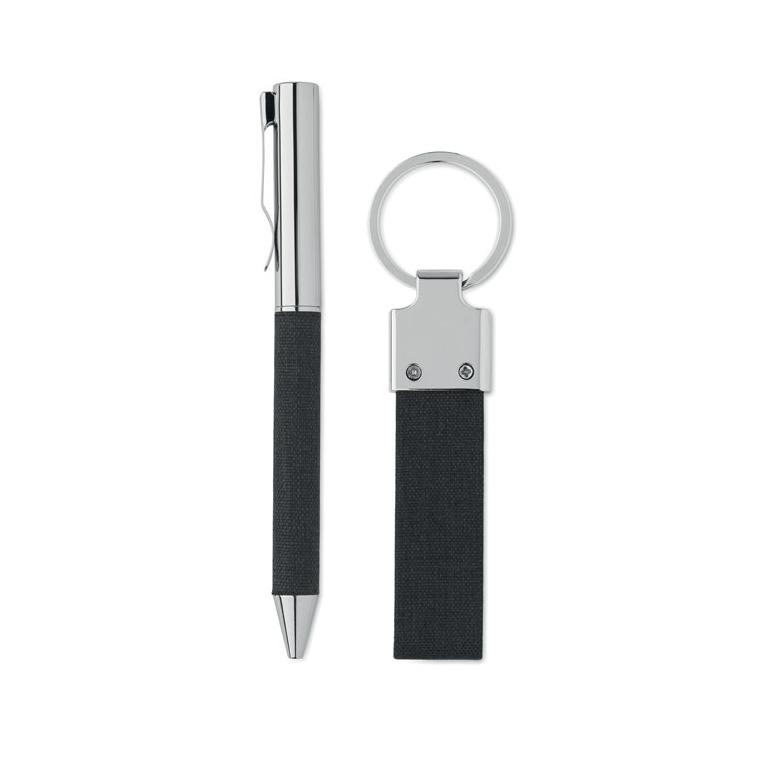 Set cadou 2 piese în cutie SCRIBI 2 Negru