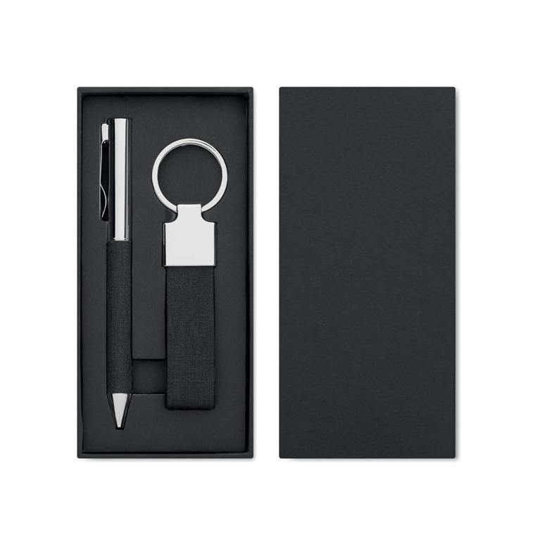 Set cadou 2 piese în cutie SCRIBI 2 Negru