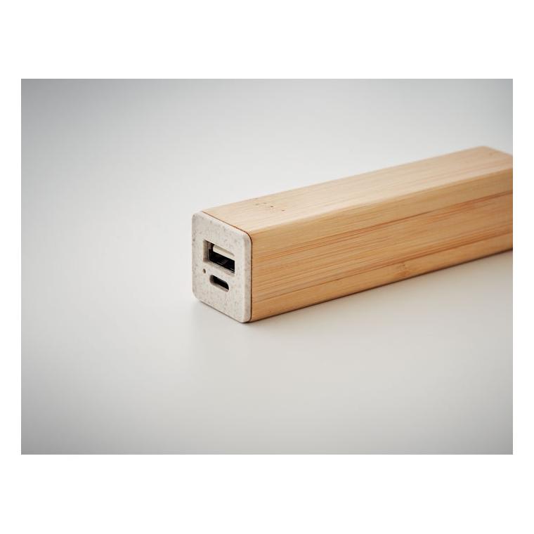 Power bank 2600 mAh POWERBAMC Natur