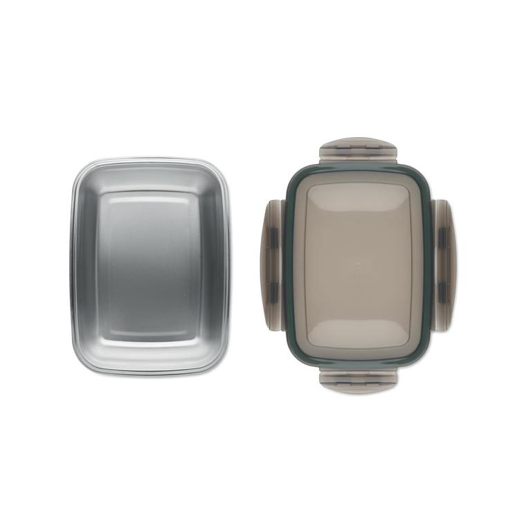 Cutie de prânz 850 ml LOX Gri transparent