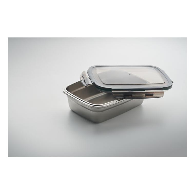 Cutie de prânz 850 ml LOX Gri transparent
