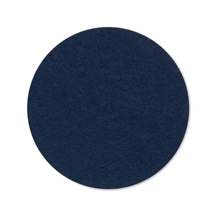 Coaster rotund RPET FELTSTER Albastru