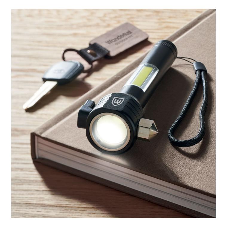 Ciocan de urgență 3 în 1 HAMALUZ Negru