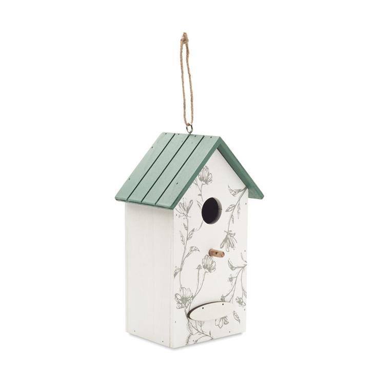 Căsuță păsări din placaj GREENJAY Alb