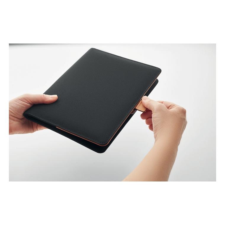 Mapă A5 RPET FEUX Negru