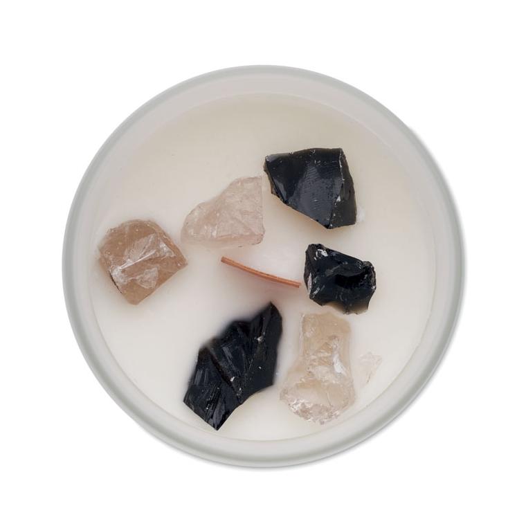 Lumânare ceară vegetală 200 gr KIVAS Alb