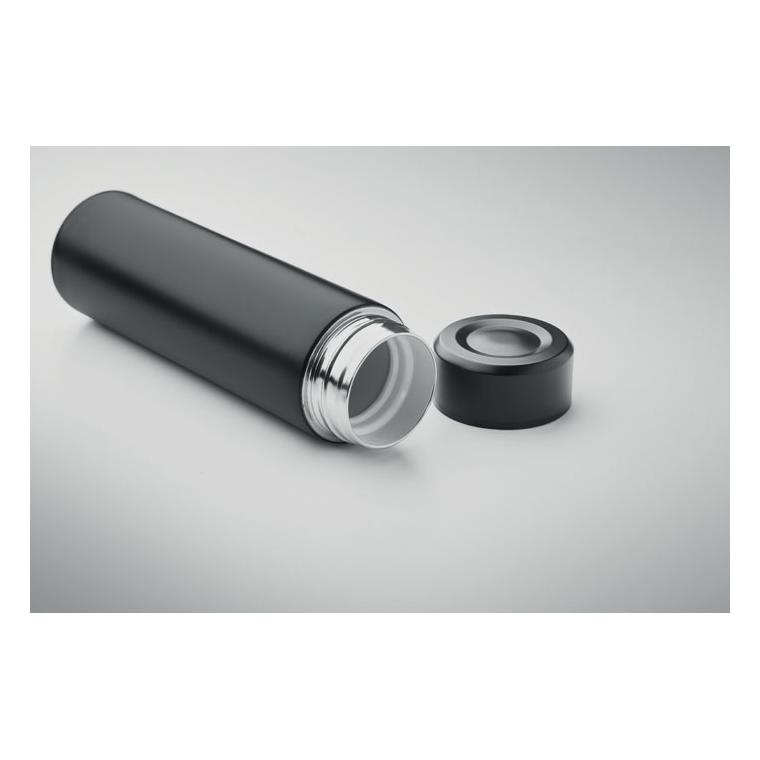 Sticlă cu perete dublu 420 ml NUNAVUT Negru