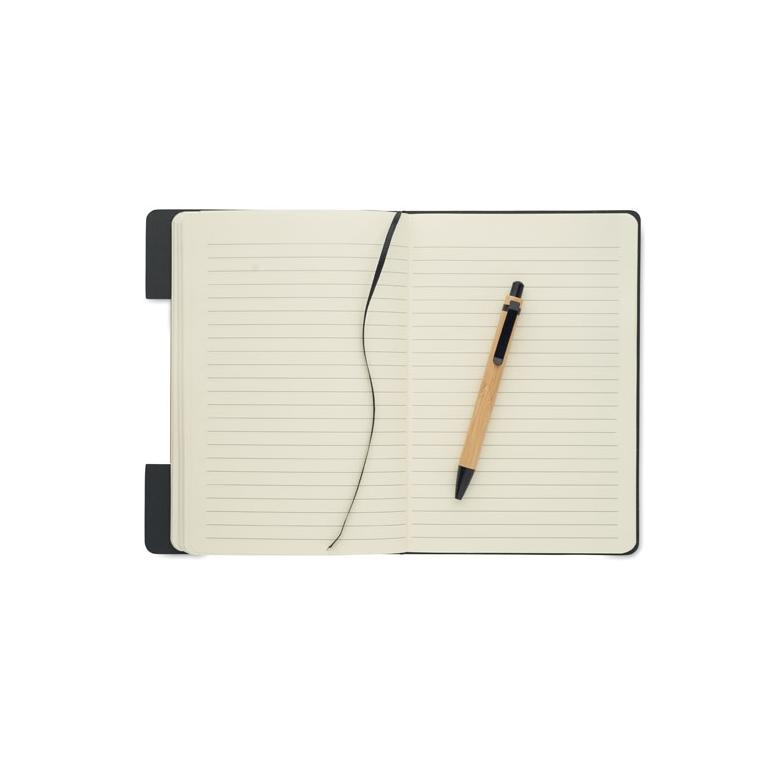 Set de notebook-uri A5 RPET NOTEMIX Negru