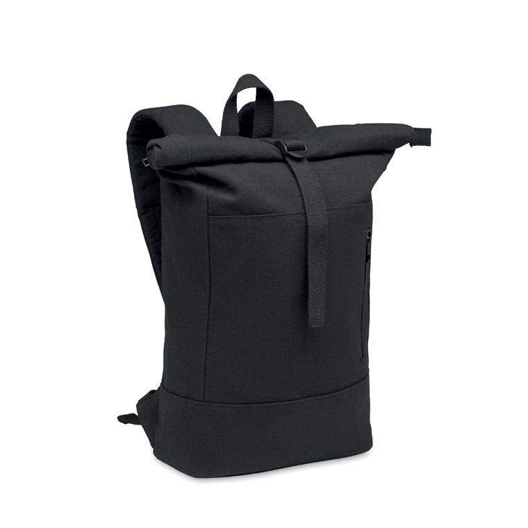 Rucsac laptop 15 inch Rolltop KOPER ROLL Negru