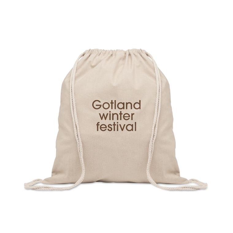 Sacoșă din bumbac reciclat CABETRI Bej