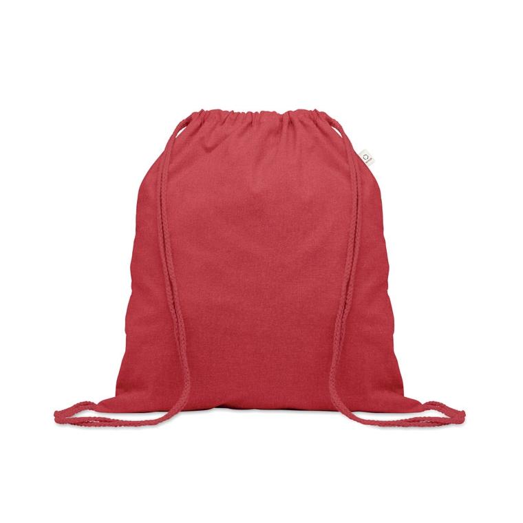 Pungă bumbac reciclat 140 g/m² CABETRI COLOUR Roșu
