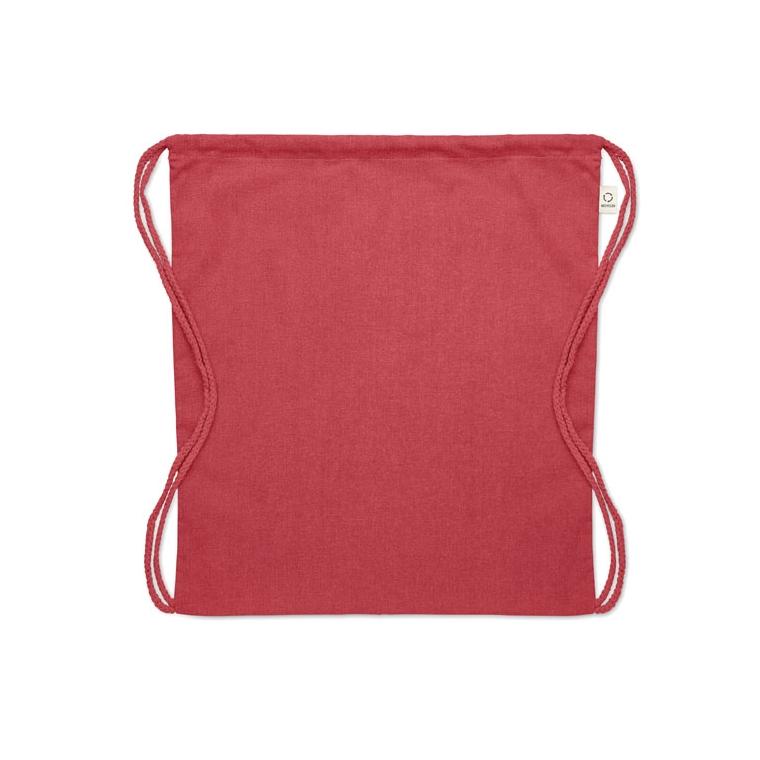 Pungă bumbac reciclat 140 g/m² CABETRI COLOUR Roșu