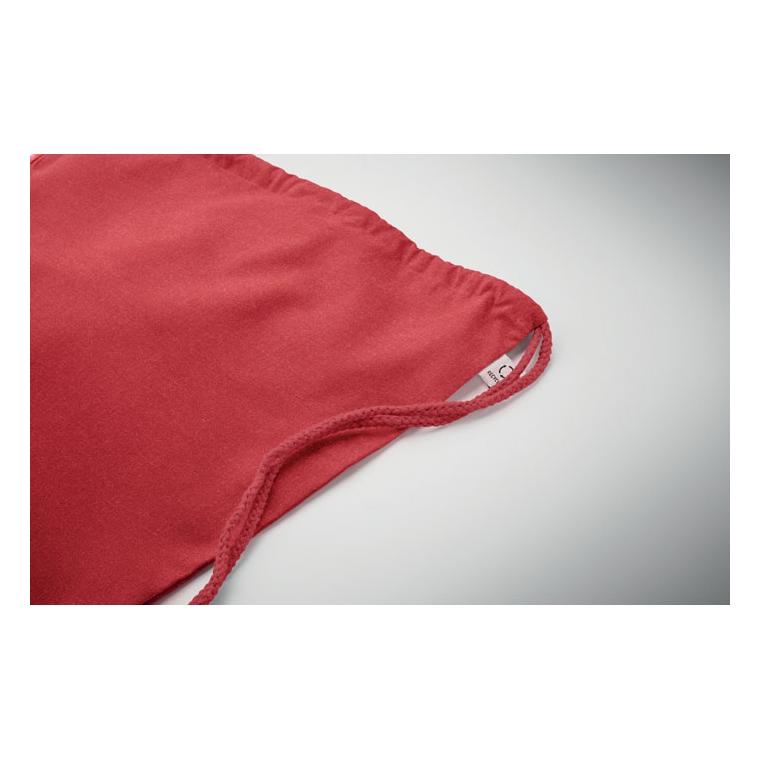Pungă bumbac reciclat 140 g/m² CABETRI COLOUR Roșu