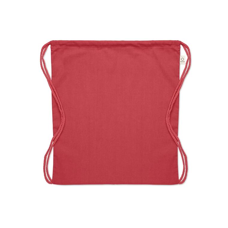 Pungă bumbac reciclat 140 g/m² CABETRI COLOUR Roșu