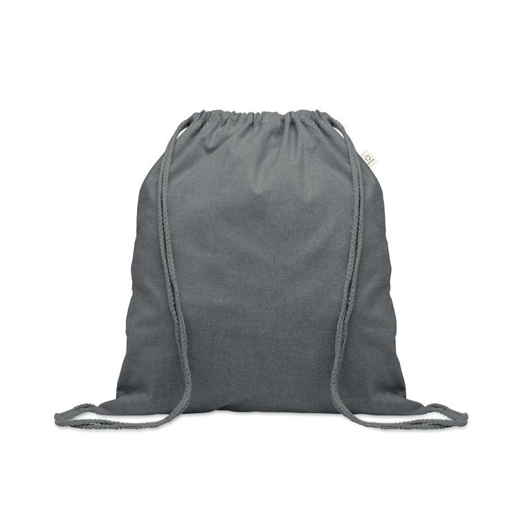 Pungă bumbac reciclat 140 g/m² CABETRI COLOUR Gri închis