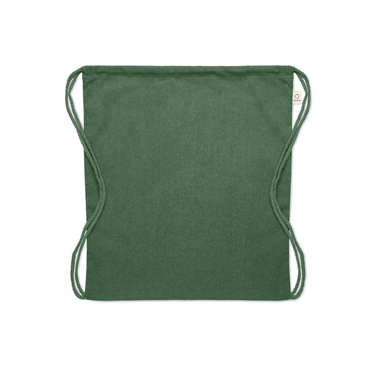 Pungă bumbac reciclat 140 g/m² CABETRI COLOUR Verde Inchis