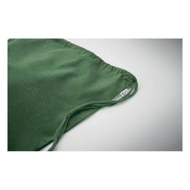 Pungă bumbac reciclat 140 g/m² CABETRI COLOUR Verde Inchis