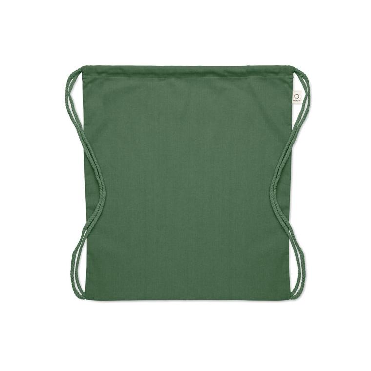 Pungă bumbac reciclat 140 g/m² CABETRI COLOUR Verde Inchis