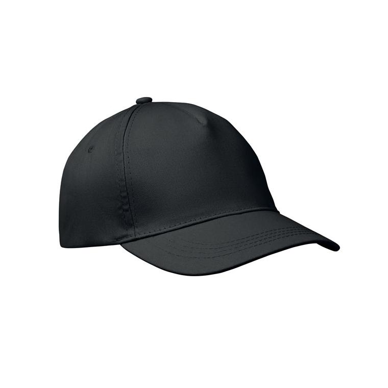 Șapcă baseball 5 panele BUZZ Negru