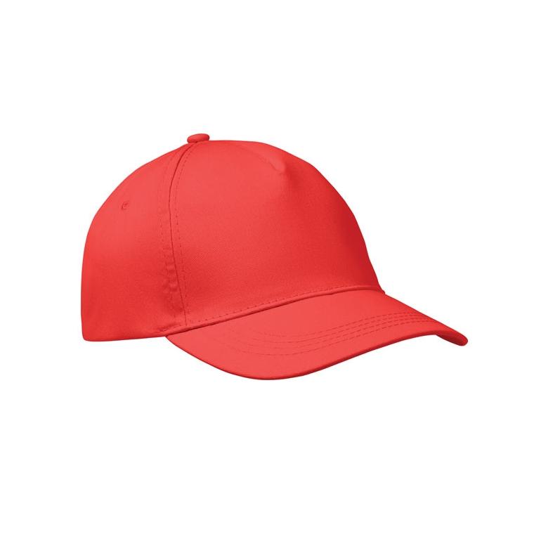 Șapcă baseball 5 panele BUZZ Roșu