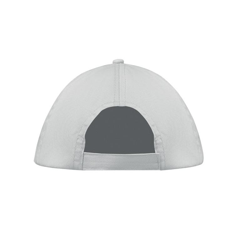 Șapcă baseball 5 panele BUZZ Alb