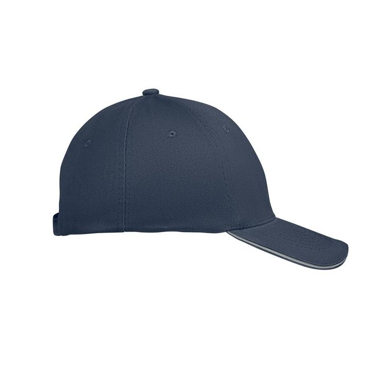 Șapcă baseball 6 panele BUFFALO Alb / Albastru închis