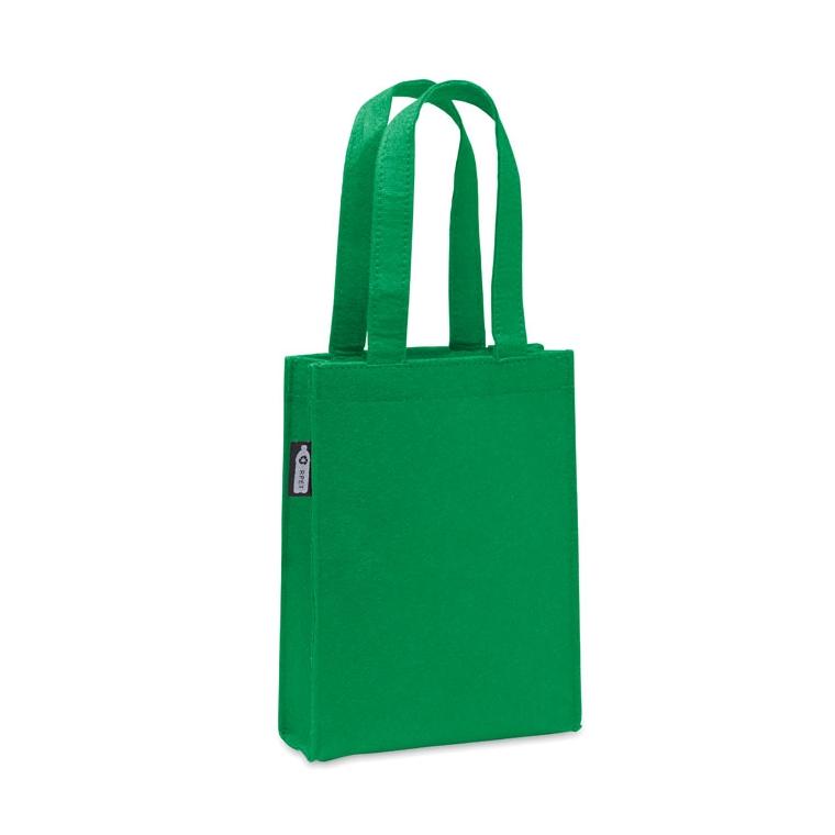 Pungă mică de cadou din pâslă RPET FELTOTE Verde