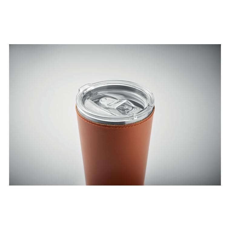 Pahar cu perete dublu 350 ml TUMLADO Maro