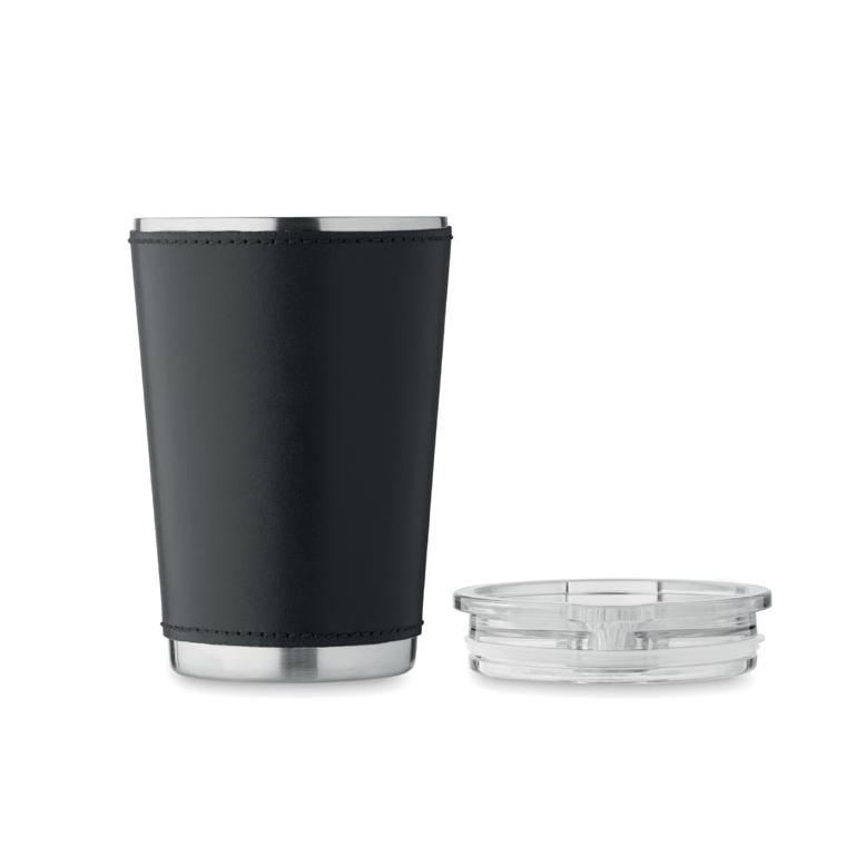 Pahar cu perete dublu 350 ml TUMLADO Negru