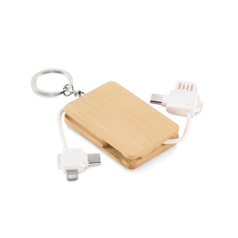 Cablu de încărcare breloc BUPOW Natur