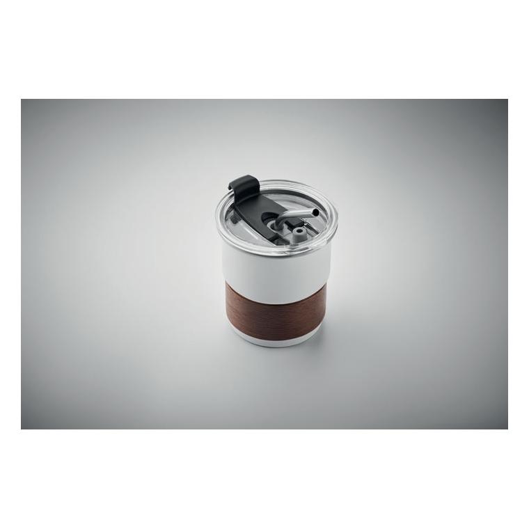 Pahar cu un singur perete 260 ml MATE Alb